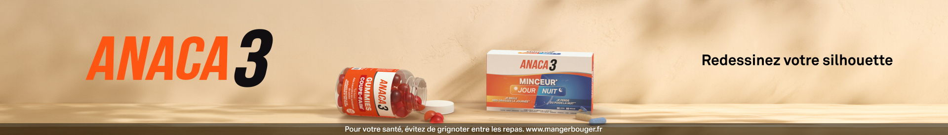 Anaca3 - Vente en ligne produit parapharmacie Anaca3 - Parapharmacie  Boticinal