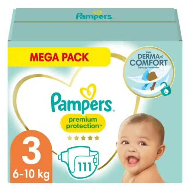 Mega pack pampers top