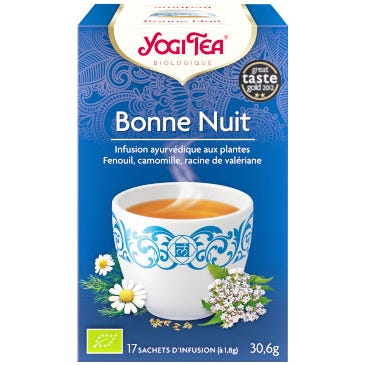 Bonne nuit - infusion ayurvédique aux plantes, 17 sachets