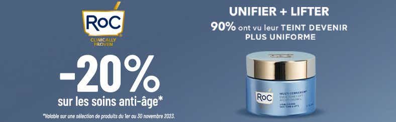 Offre Roc anti-âge - Bon plan HP